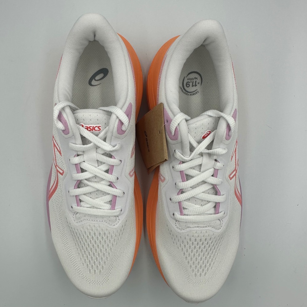 ASICS GT-1000 13 FlyteFoam PureGEL White Coral Reef Women 9.5 Running NIB‎ Shoes - Picture 9 of 11